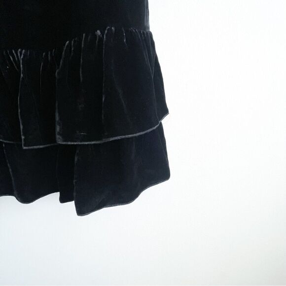 Joie Dress Womens Kolda B Caviar Velvet One Shoulder Women's S Lined NWT - Picture 4 of 9